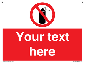 Custom prohibition no aerosol